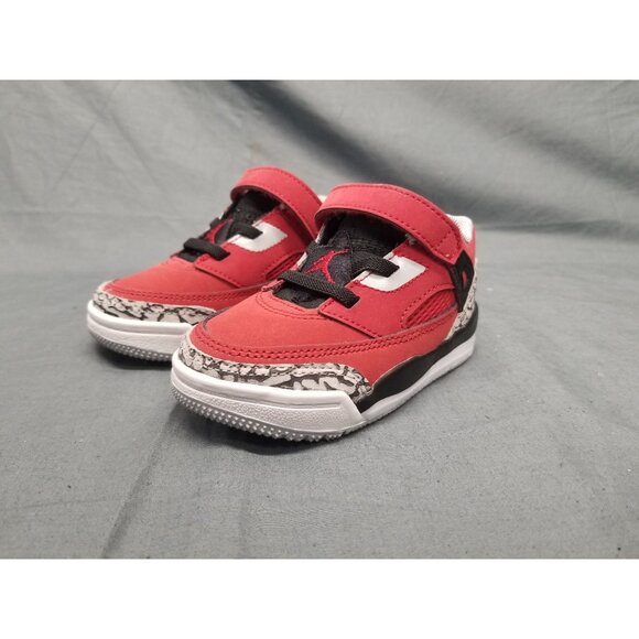 Jordan Toddlers Spizike Low (TD) Sneakers Slip On Red Gray Size 10 NEW IN BOX - Picture 4 of 11